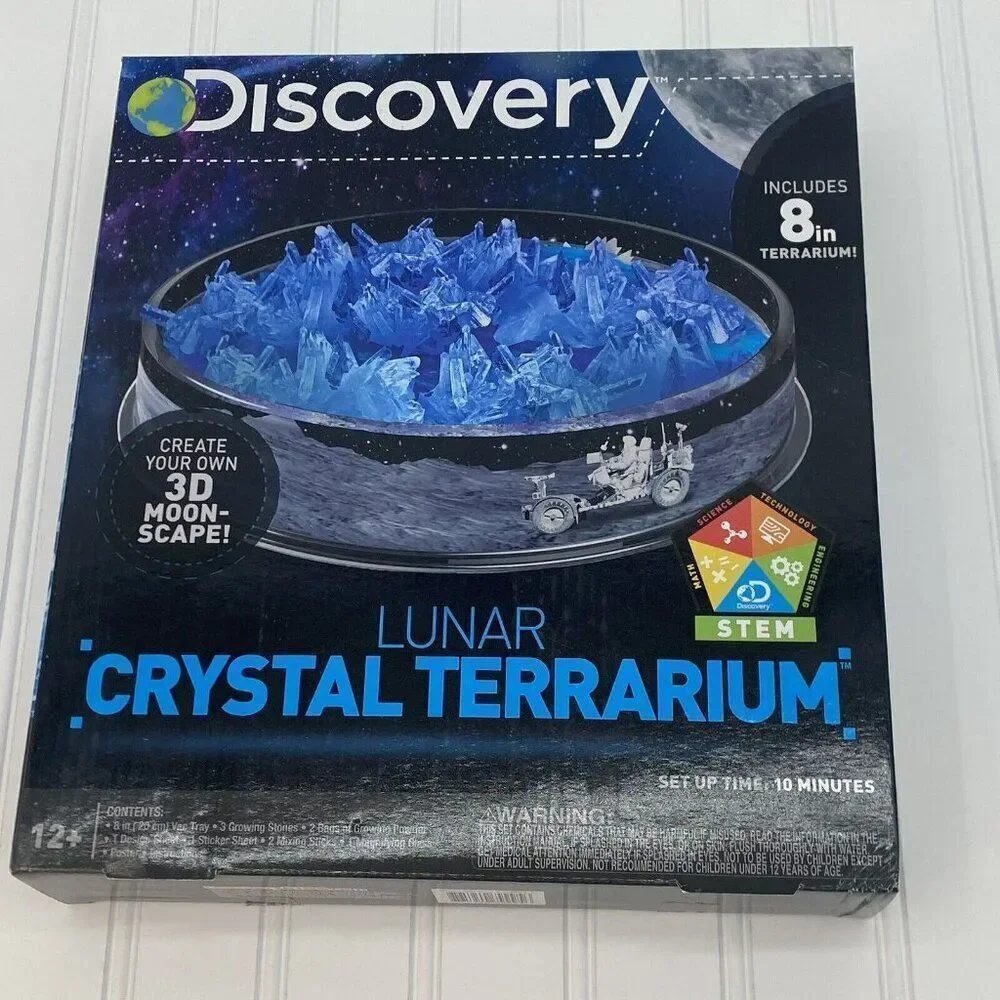 Discovery Lunar Crystal Terrarium STEM‎ Moon Landscape Age 12+